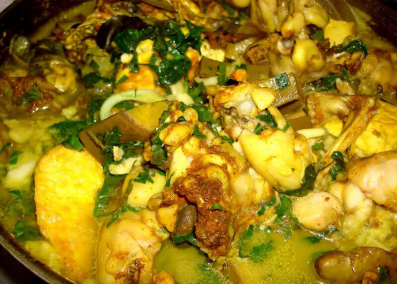 Ếch xào củ chuối