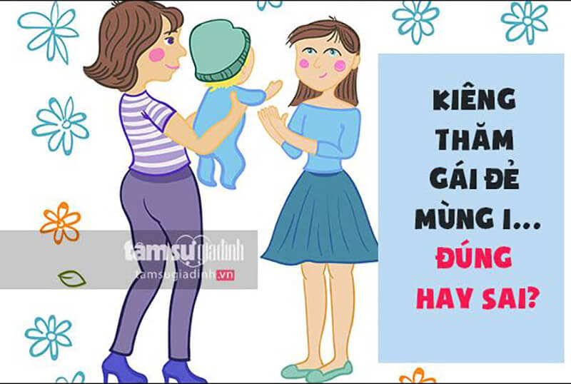 Kiêng đi thăm phụ nữ mới sinh con ngày mồng 1, lo nhầm còn hơn “bỏ sót”