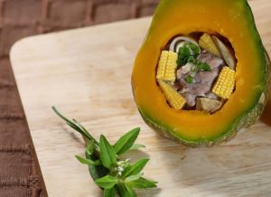 Món ngon cho bé: Thịt vịt chưng bí đỏ siêu bổ dưỡng