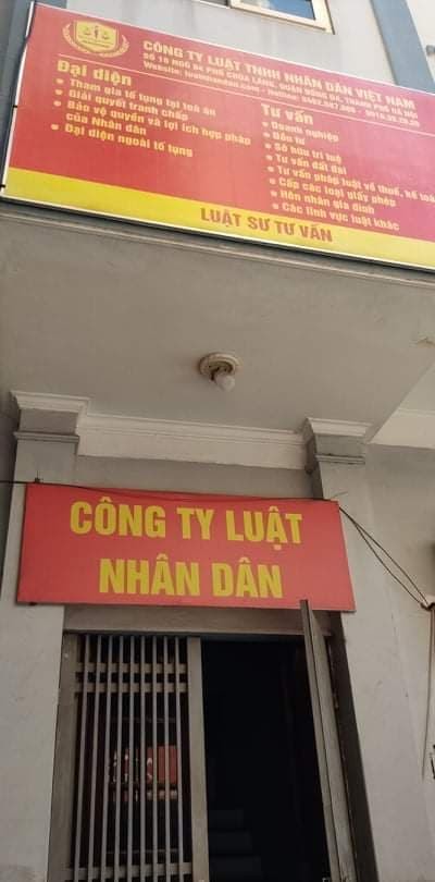 Hình ảnh văn phòng công ty Luật Nhân Dân