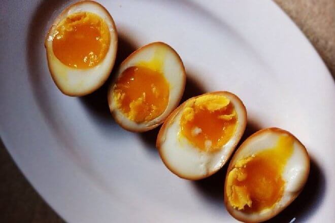 Hướng dẫn cách làm món lòng đỏ trứng ngâm nước tương kiểu Nhật