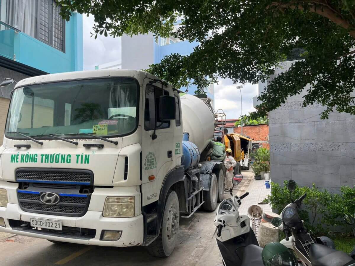 Mê Kông Thương Tín cung cấp dịch vụ bê tông tươi củ chi uy tín chật lượng